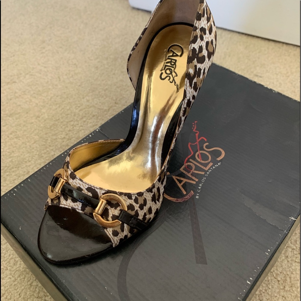 Leopard heels size 6